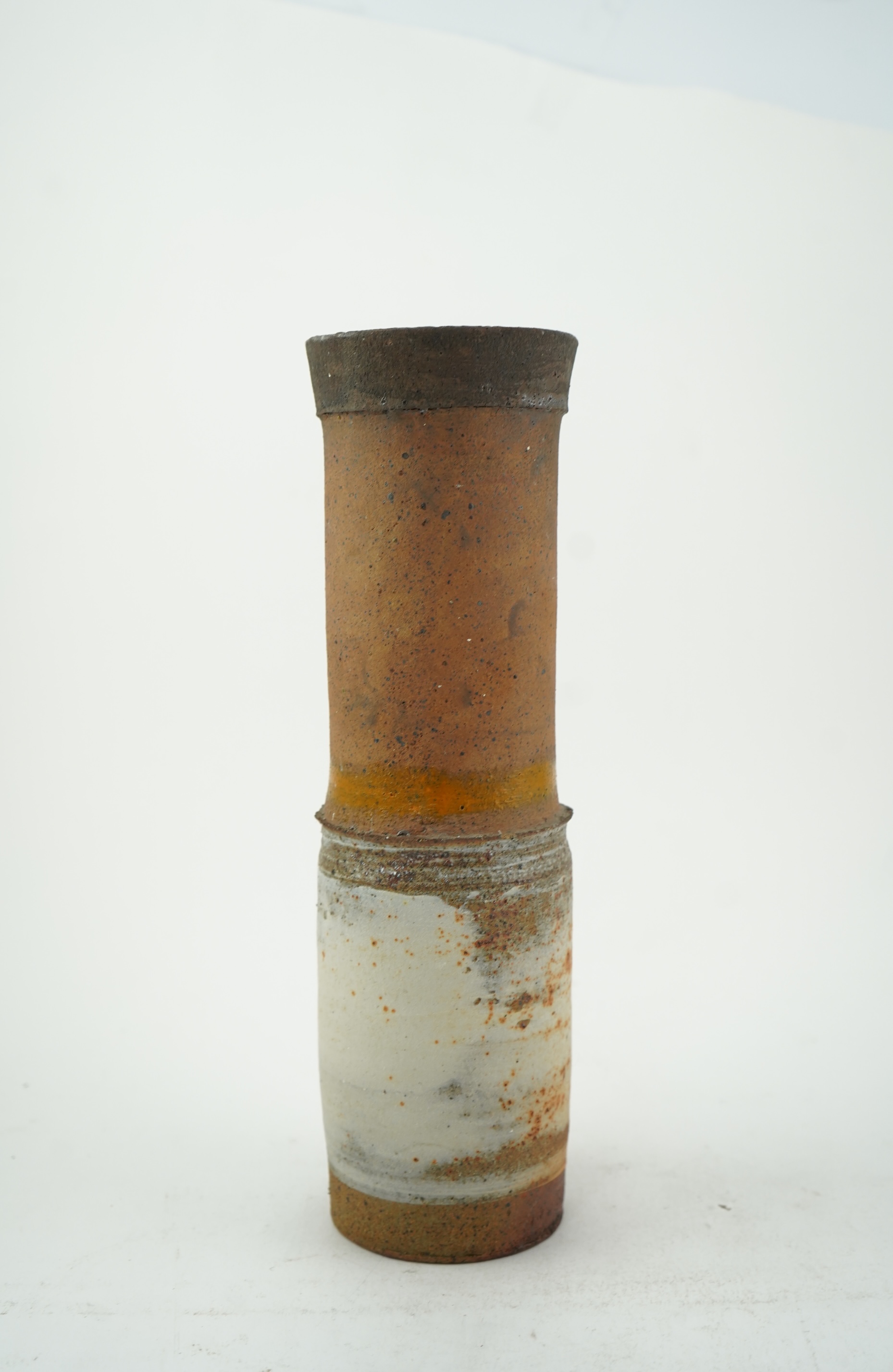 Robin Welch (1936-2019): A stoneware 'Chimney Pot' vase